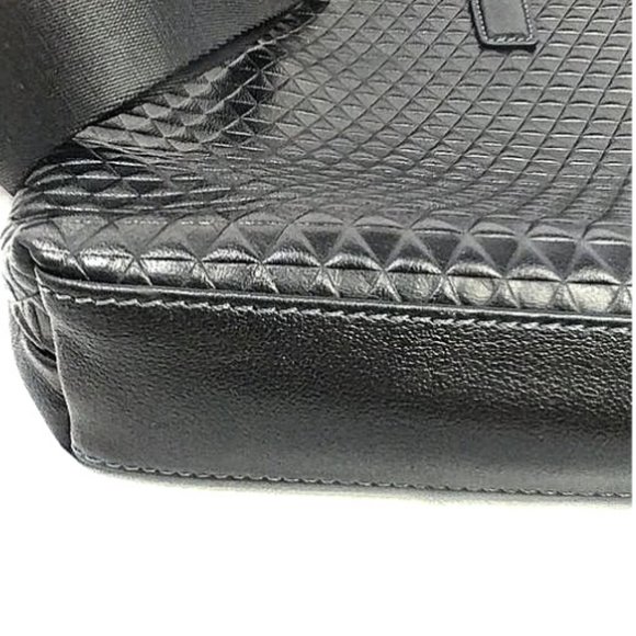 Sammons Medici Slim Black Leather Laptop Briefcase - Picture 6 of 8